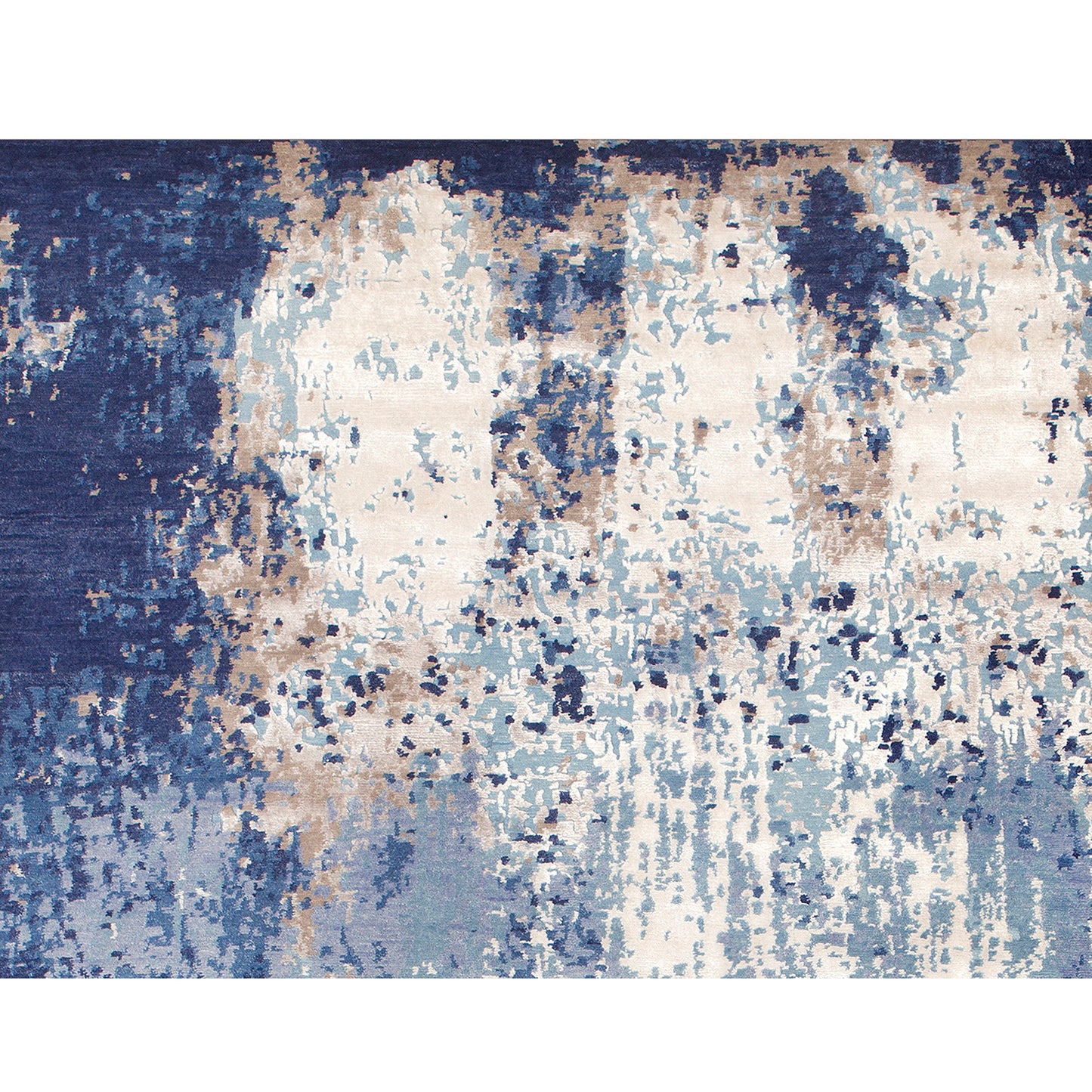 CANVAS ART W/ SILK CR800 BLUE / MULTI