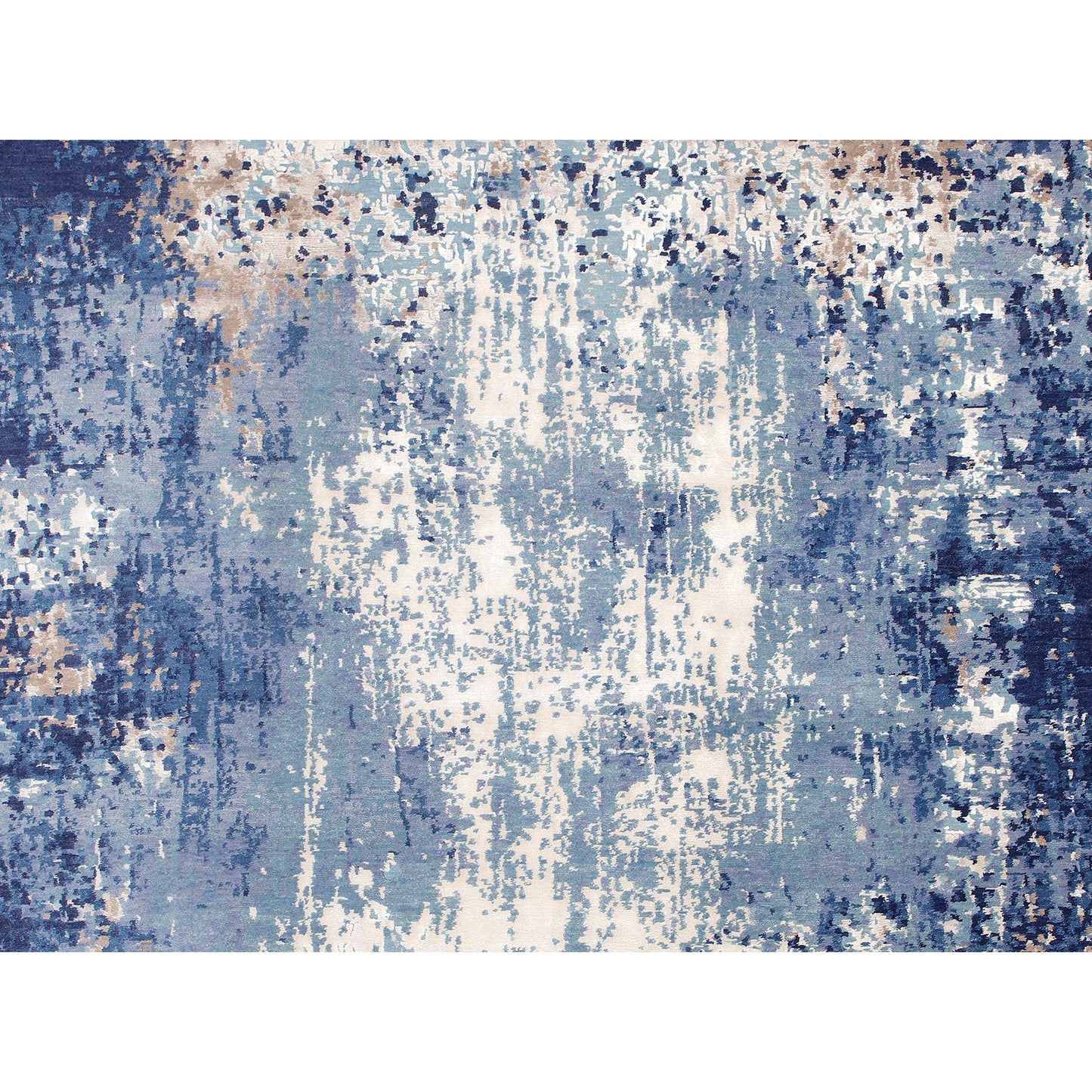 CANVAS ART W/ SILK CR800 BLUE / MULTI