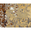 CANVAS ART W/ SILK CR801 BEIGE / RUST