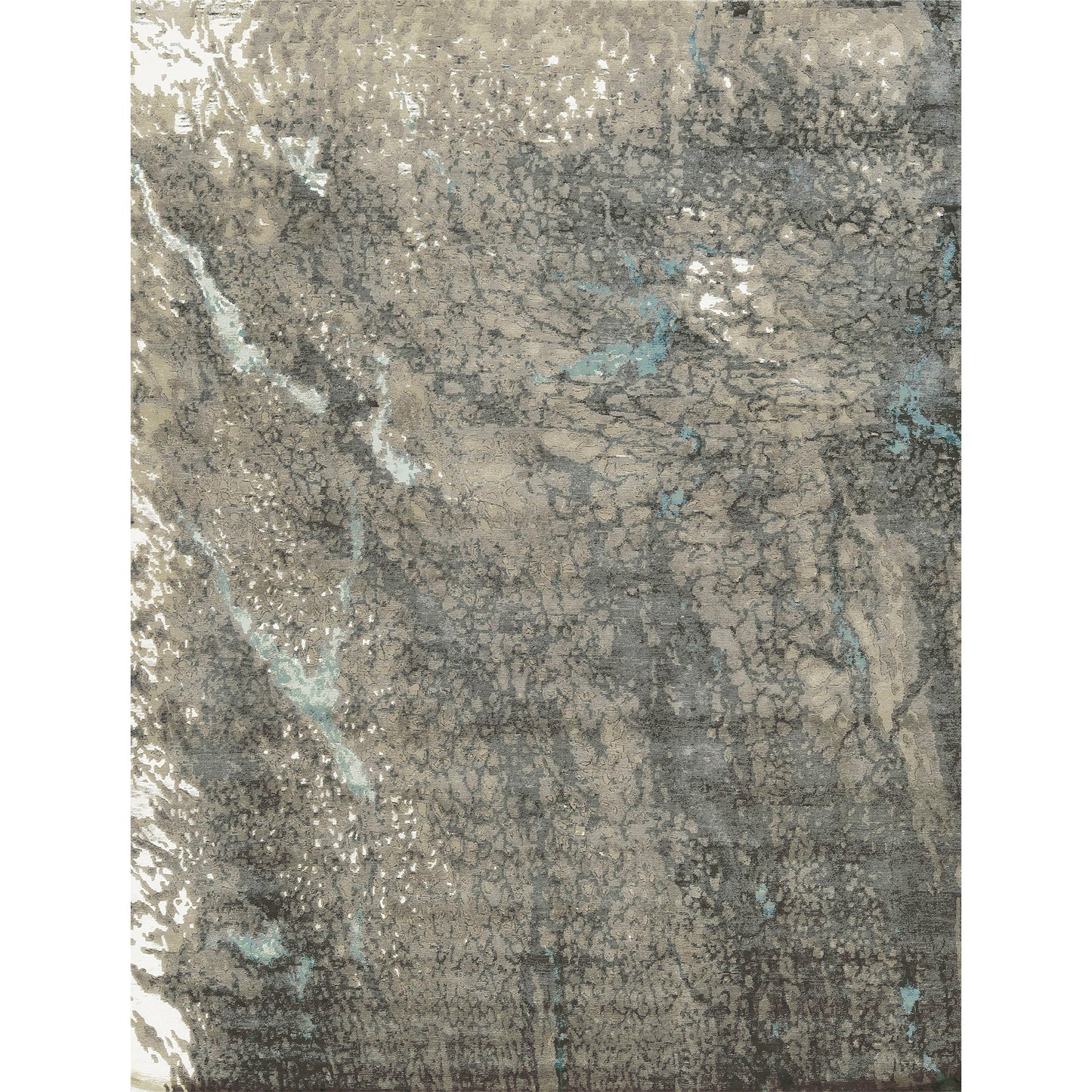 CANVAS ART W/ SILK CR802 SILVER