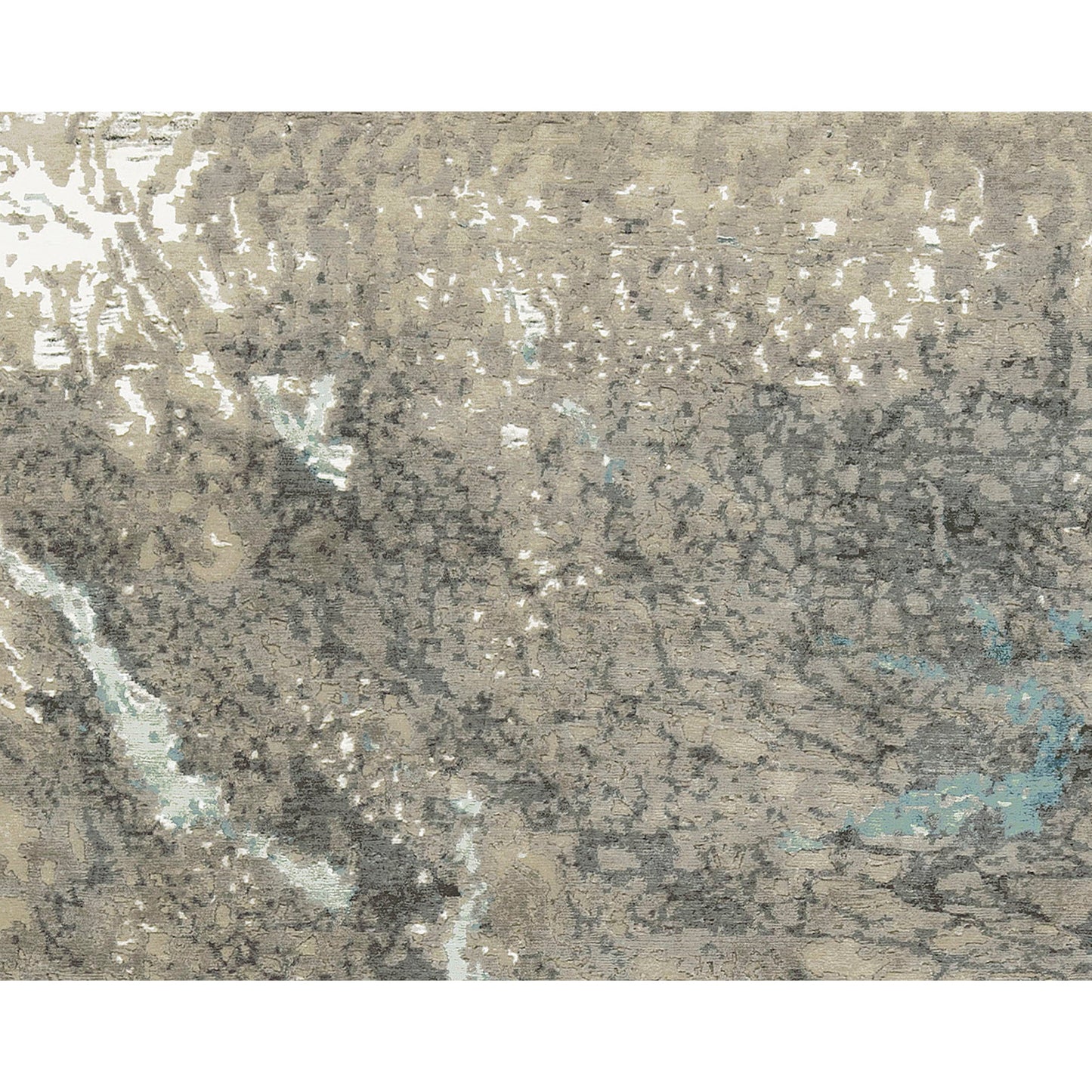 CANVAS ART W/ SILK CR802 SILVER
