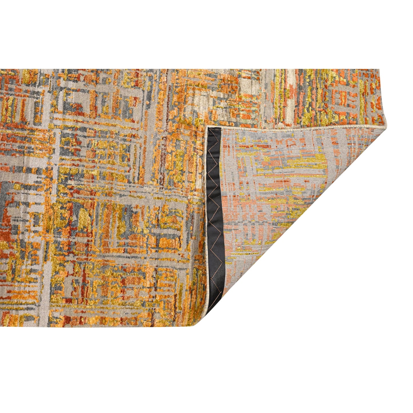 CANVAS ART W/ SILK J1028 BEIGE / GOLD