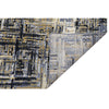 CANVAS ART W/ SILK J1028 GOLD / CHARCOAL