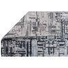 CANVAS ART W/ SILK J1028 SILVER / CHARCOAL