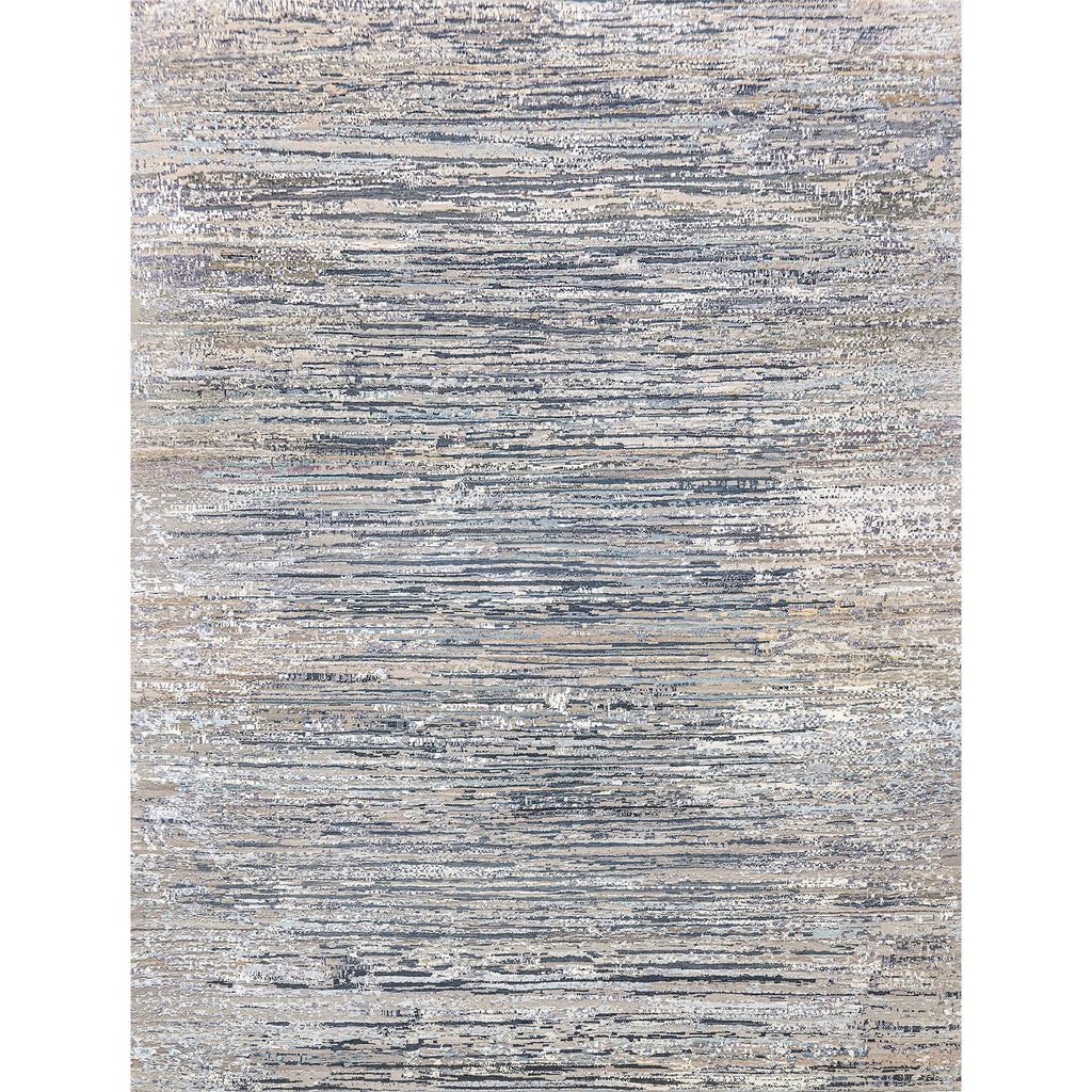 CANVAS ART W/ SILK J1029 SILVER / GREY