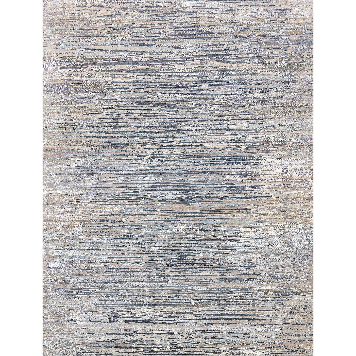 CANVAS ART W/ SILK J1029 SILVER / GREY