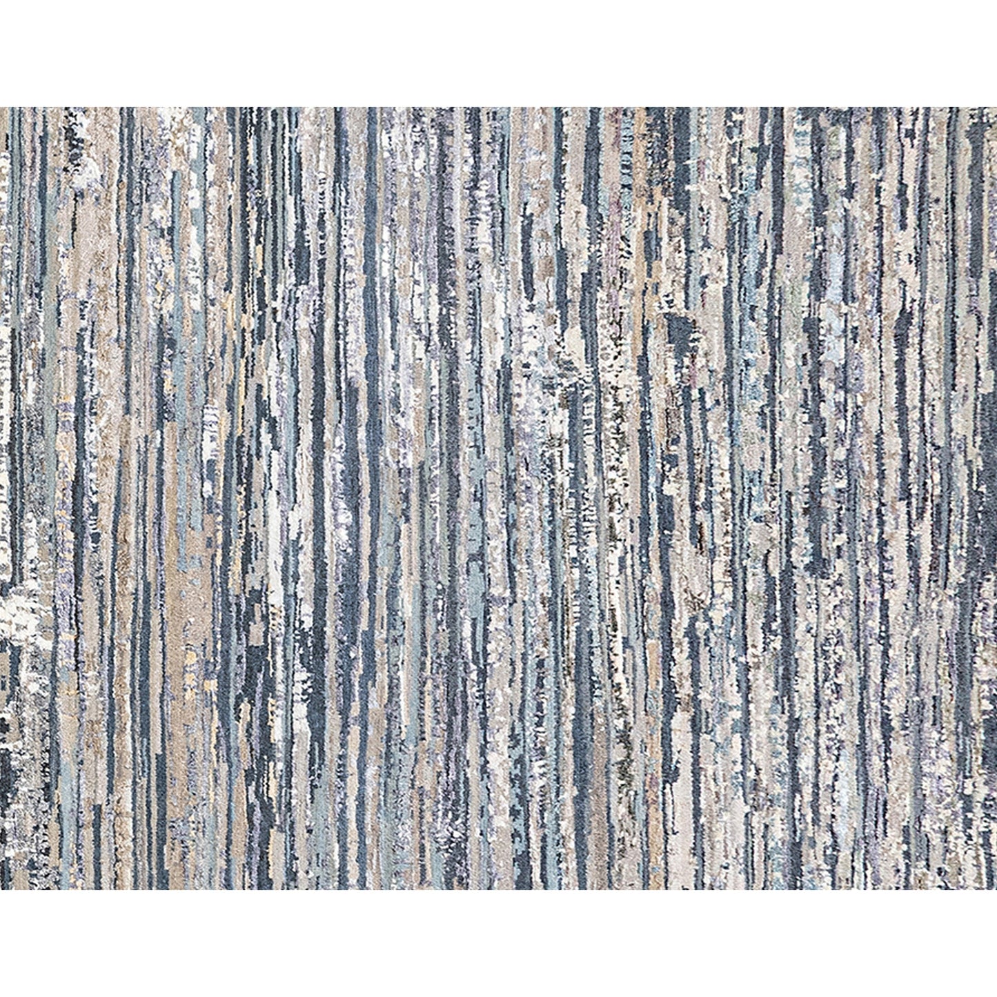 CANVAS ART W/ SILK J1029 SILVER / GREY