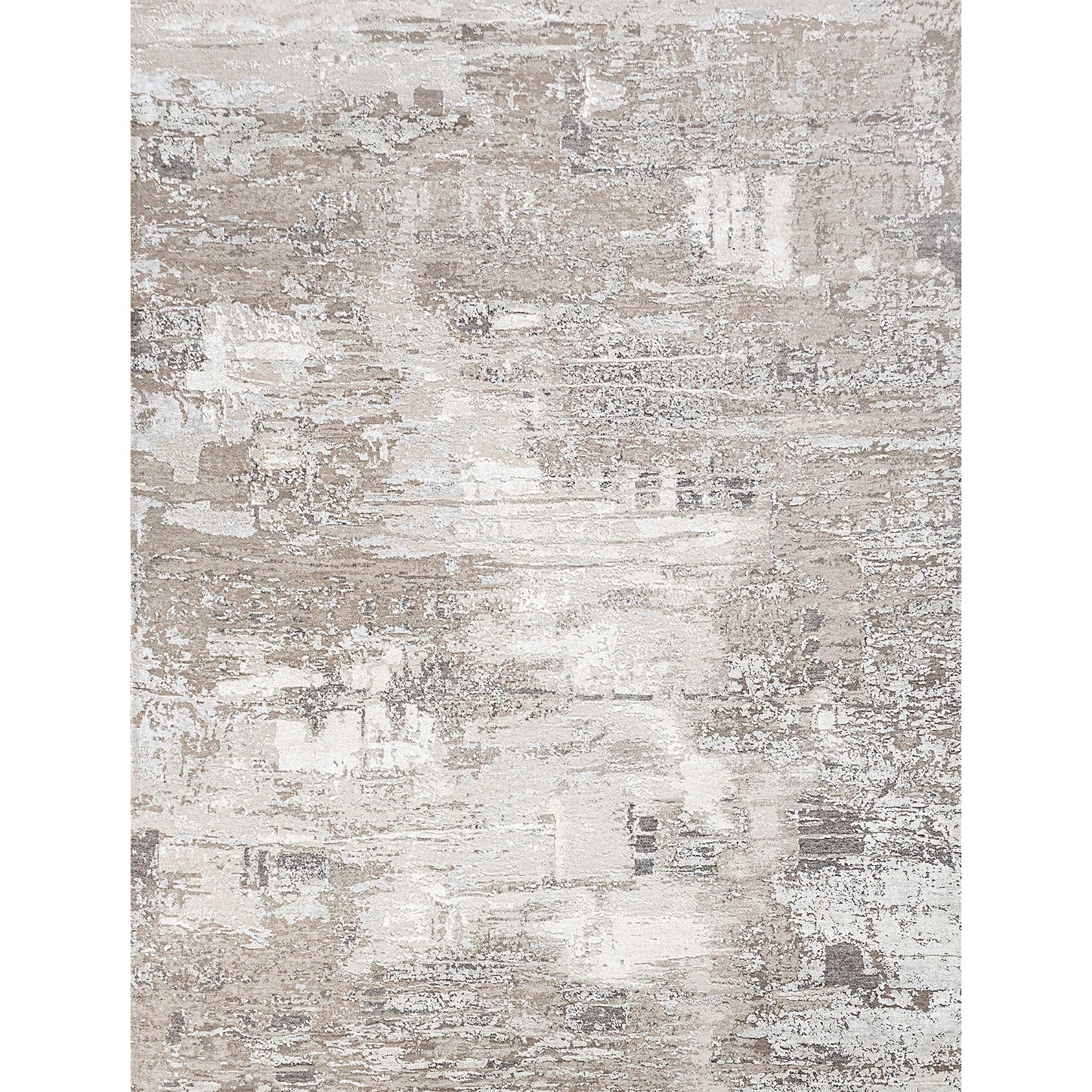 CANVAS ART W/ SILK J1041 GREY / LIGHT GREY