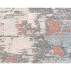 CANVAS ART W/ SILK J1041 GREY / PEACH