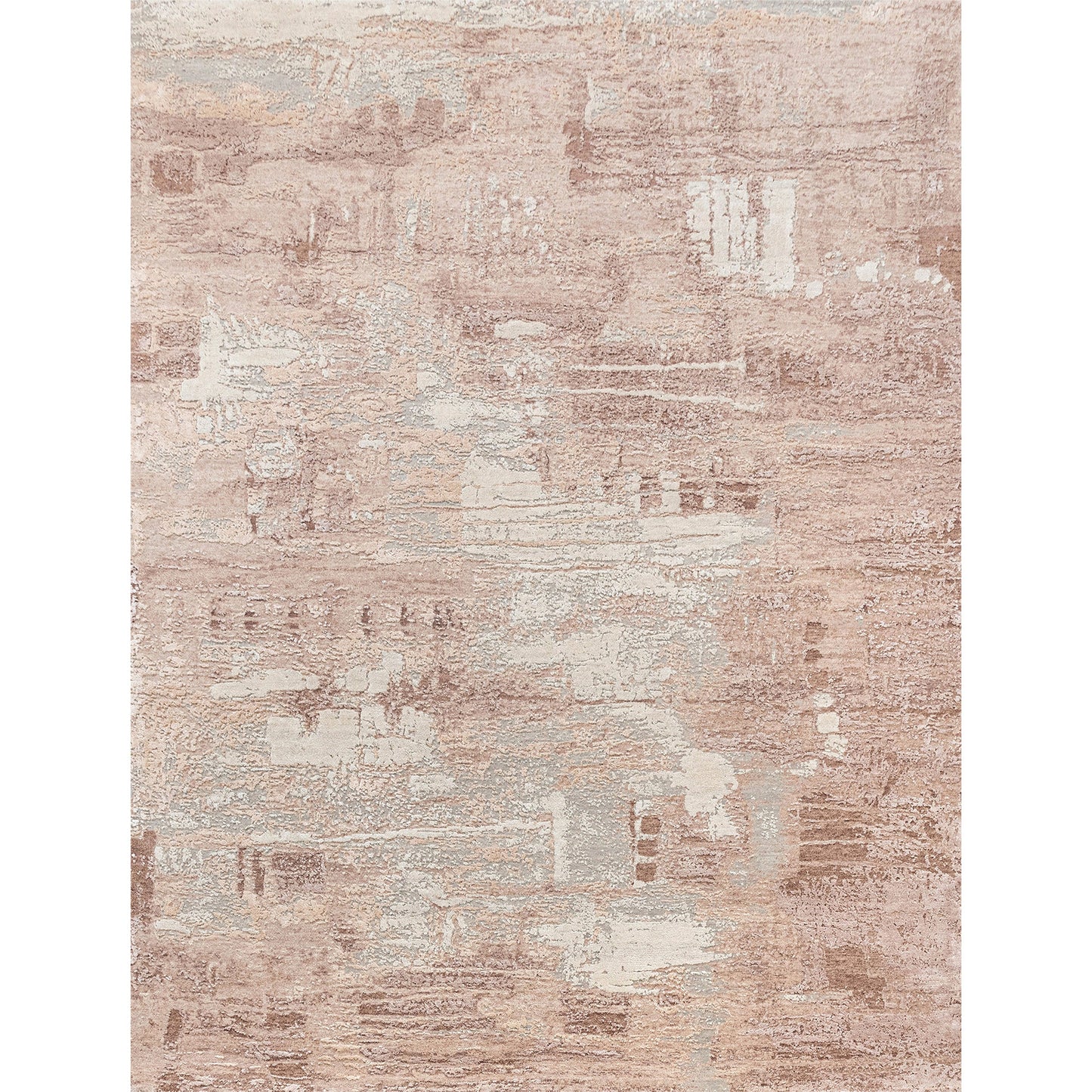 CANVAS ART W/ SILK J1042 BEIGE / PEACH