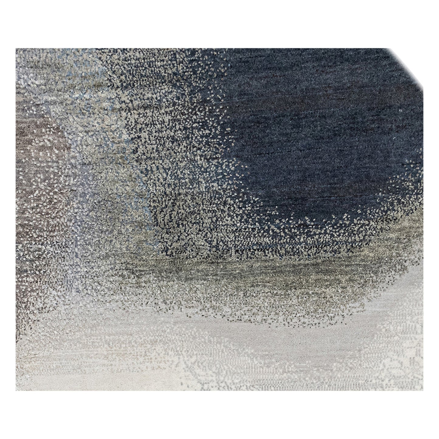 CANVAS ART W / SILK J1051 BEIGE / DARK GREY