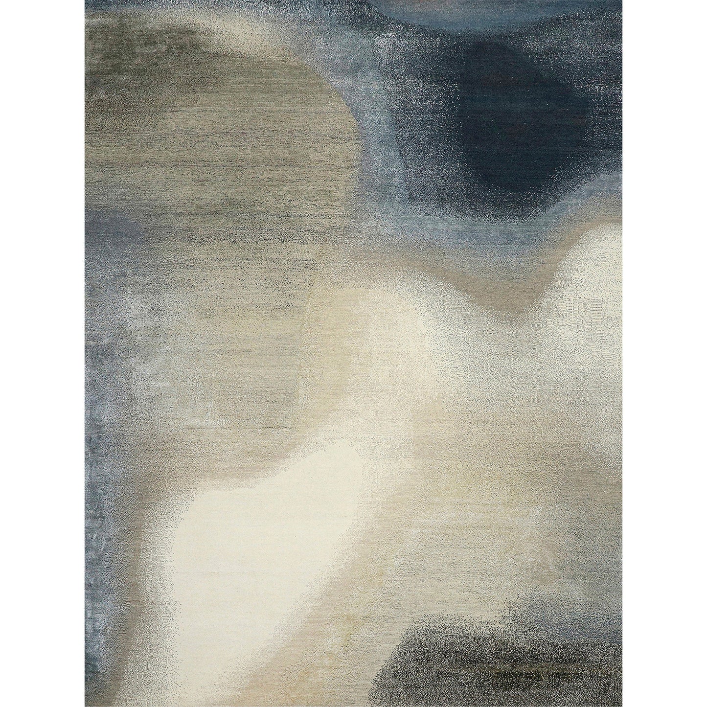 CANVAS ART W/ SILK J1051 BEIGE / GREY