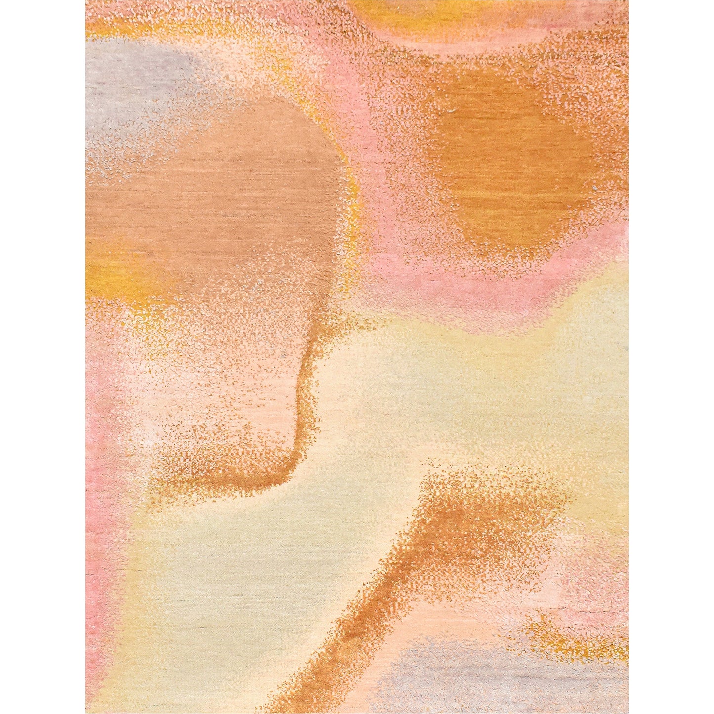 CANVAS ART W/ SILK J1051 PINK / GOLD