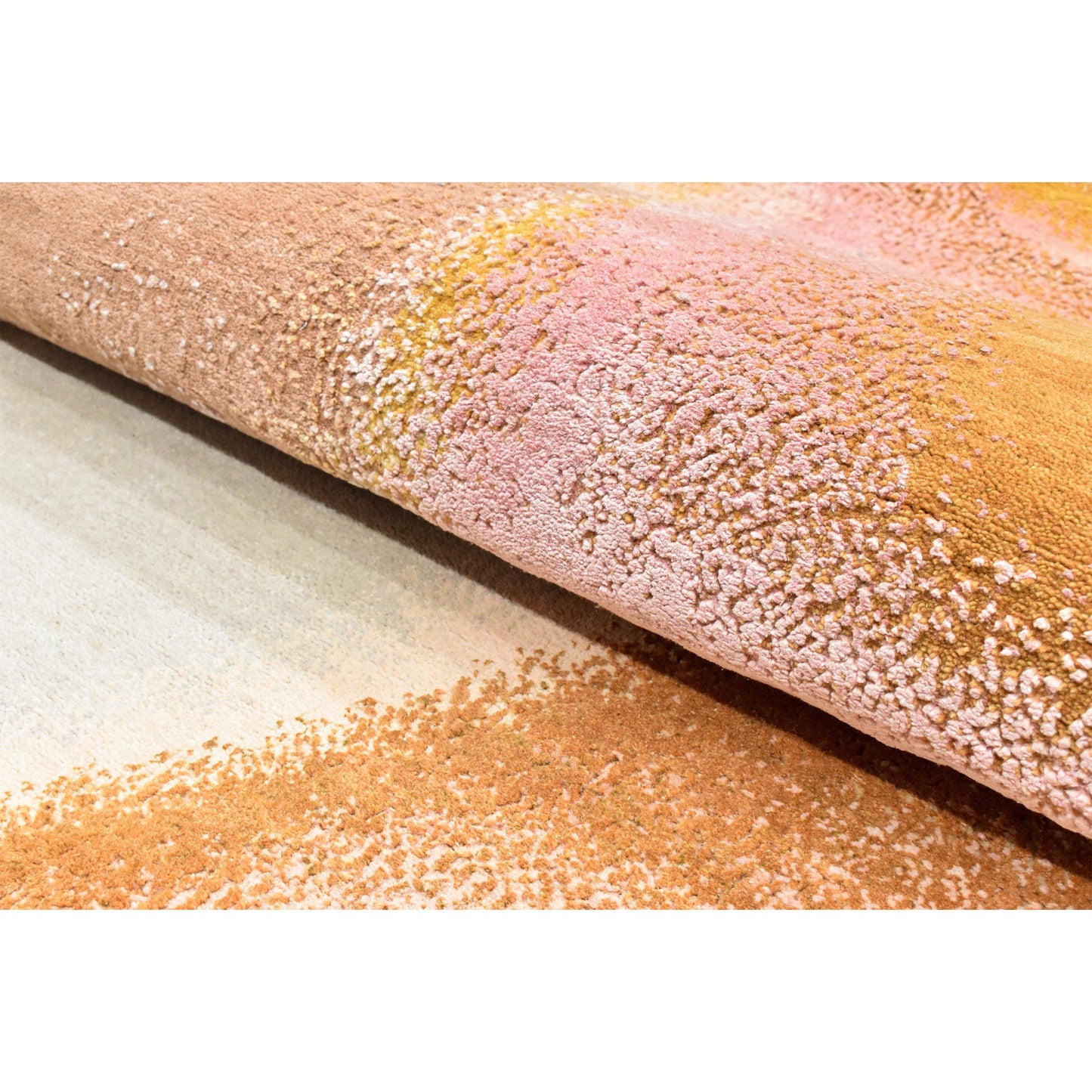CANVAS ART W/ SILK J1051 PINK / GOLD