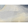 CANVAS ART W/ SILK J1051 SILVER / BLUE