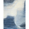 CANVAS ART W/ SILK J1051 SILVER / BLUE
