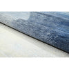 CANVAS ART W/ SILK J1051 SILVER / BLUE