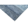 CANVAS ART W/ SILK J1051 SILVER / BLUE