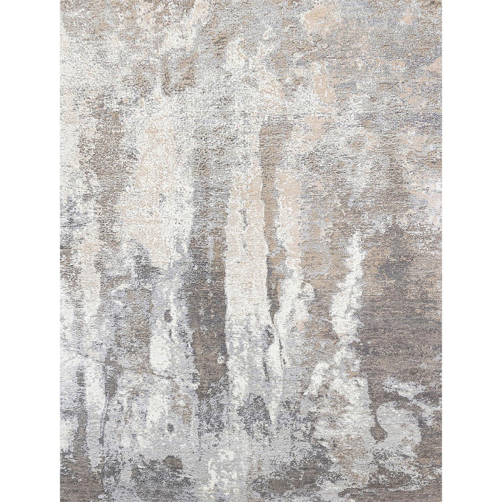 CANVAS ART W/ SILK J1053 BEIGE / GREY
