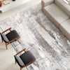 CANVAS ART W/ SILK J1053 BEIGE / GREY
