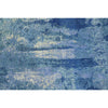 CANVAS ART W/ SILK J1053 BLUE / MULTI