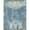 CANVAS ART W/ SILK J1055 BLUE / IVORY