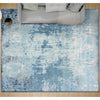 CANVAS ART W/ SILK J1055 BLUE / LIGHT BLUE