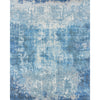CANVAS ART W / SILK J1055 SILVER / BLUE