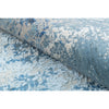 CANVAS ART W / SILK J1055 SILVER / BLUE