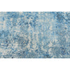 CANVAS ART W / SILK J1055 SILVER / BLUE