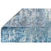 CANVAS ART W / SILK J1055 SILVER / BLUE