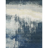 CANVAS ART W/ SILK J1056 DARK BLUE / MULTI