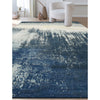 CANVAS ART W/ SILK J1056 DARK BLUE / MULTI