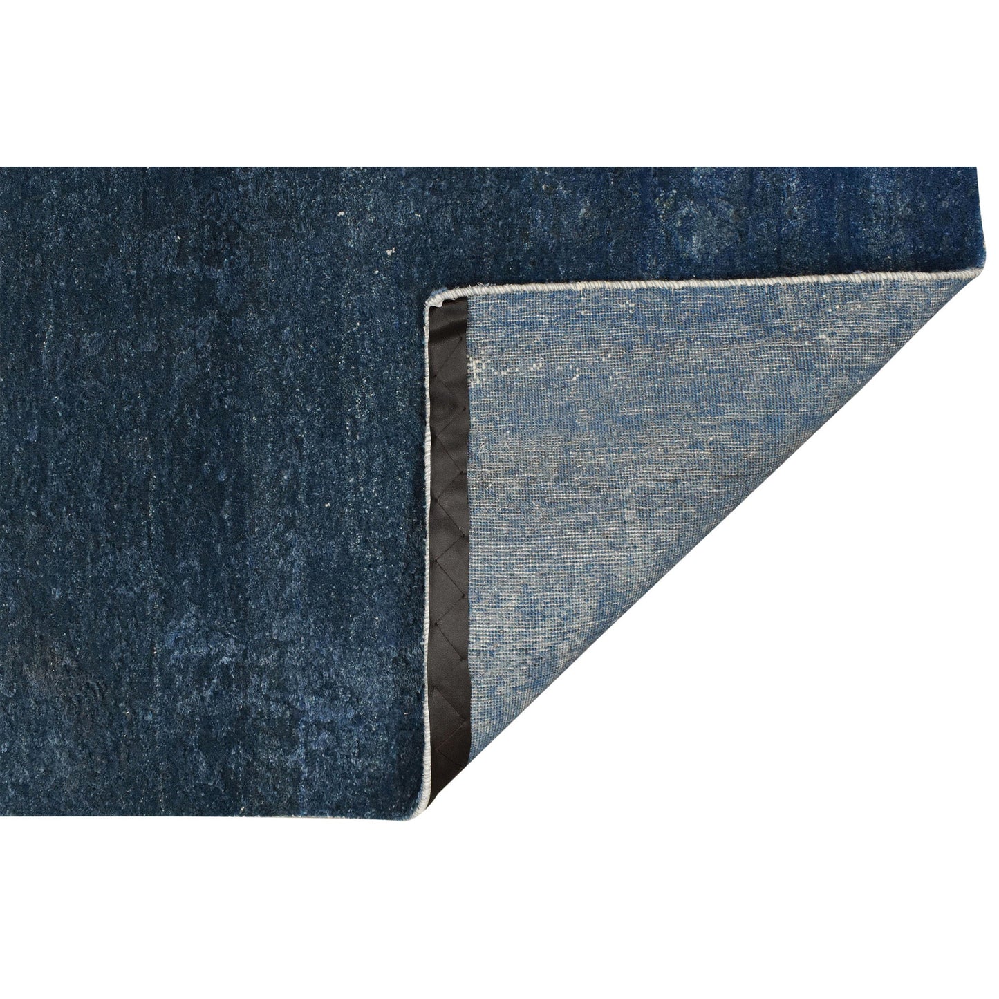 CANVAS ART W/ SILK J1056 DARK BLUE / MULTI