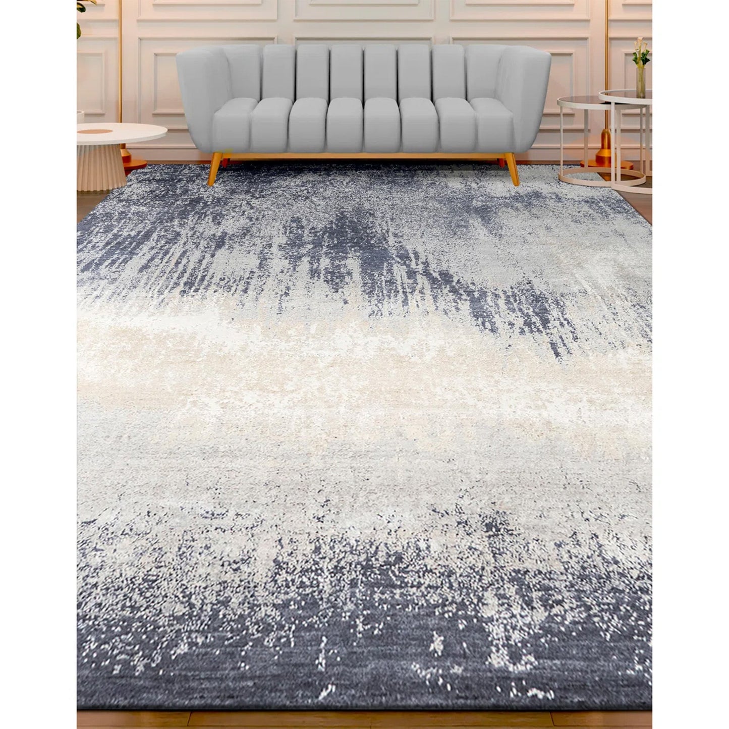 CANVAS ART W/ SILK J1056 BEIGE / TAUPE