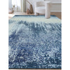 CANVAS ART W/ SILK J1056 BLUE / MULTI