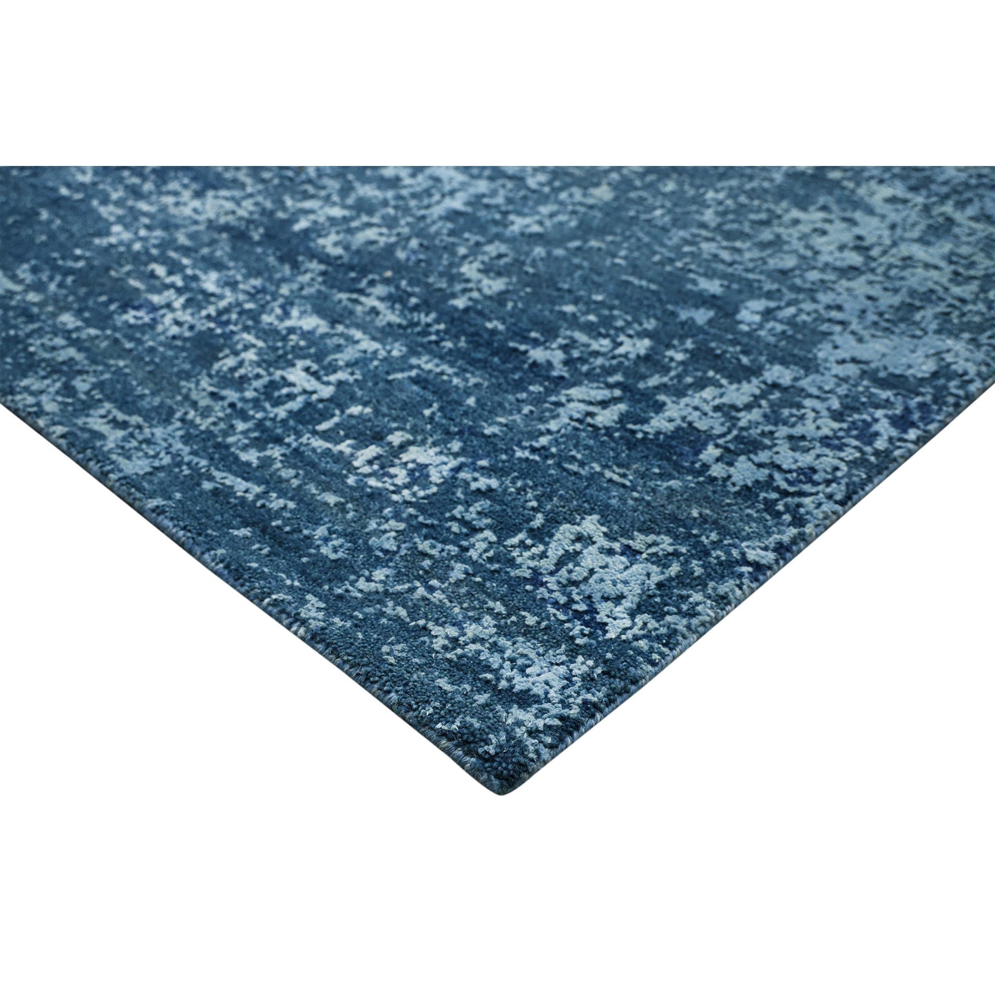 CANVAS ART W/ SILK J1056 BLUE / MULTI