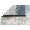 CANVAS ART W/ SILK J1056 SILVER / BLUE