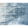 CANVAS ART W/ SILK J1056 SILVER / BLUE