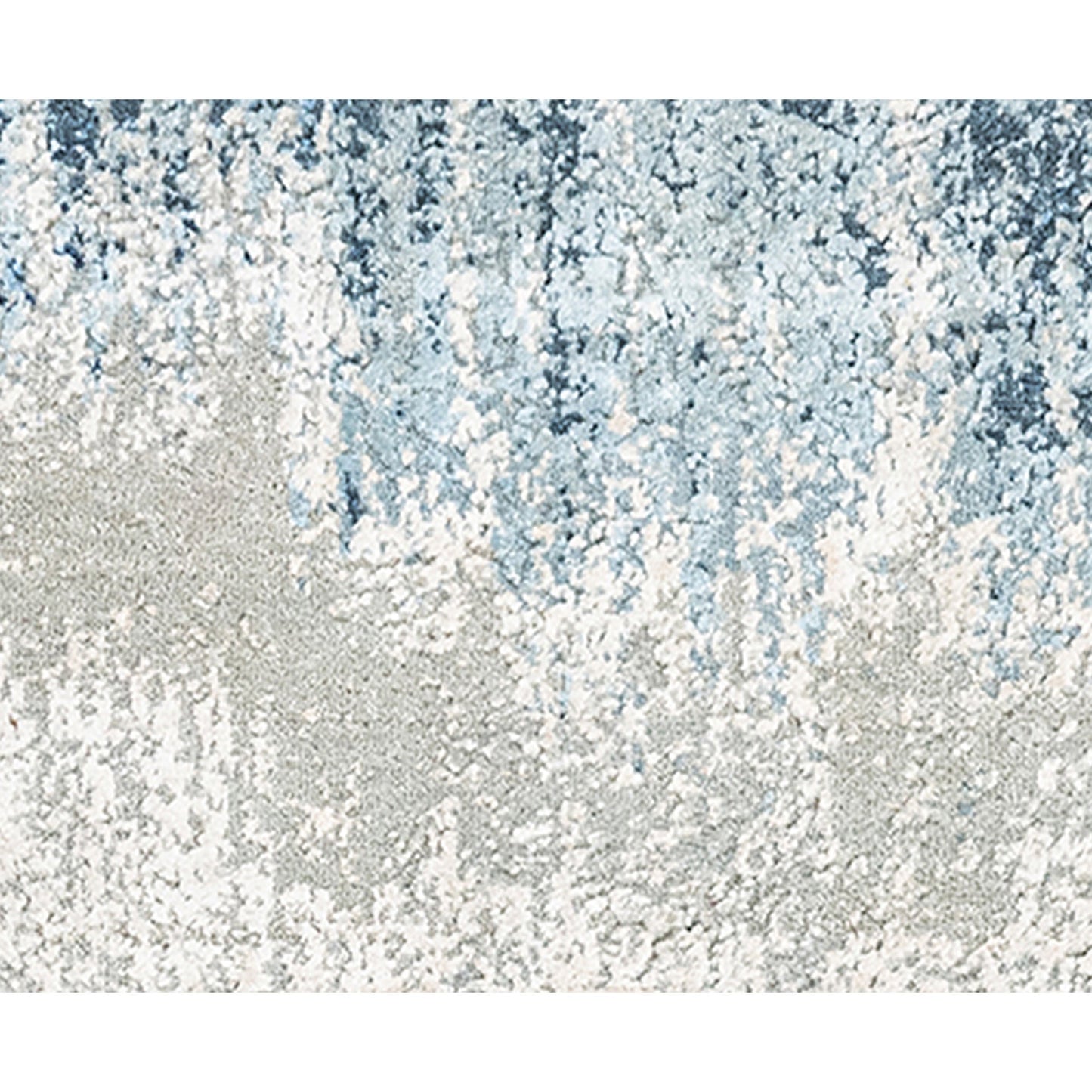 CANVAS ART W/ SILK J1056 SILVER / BLUE