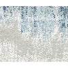 CANVAS ART W/ SILK J1056 SILVER / BLUE