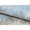 CANVAS ART W/ SILK J1057 GREY / LIGHT BLUE