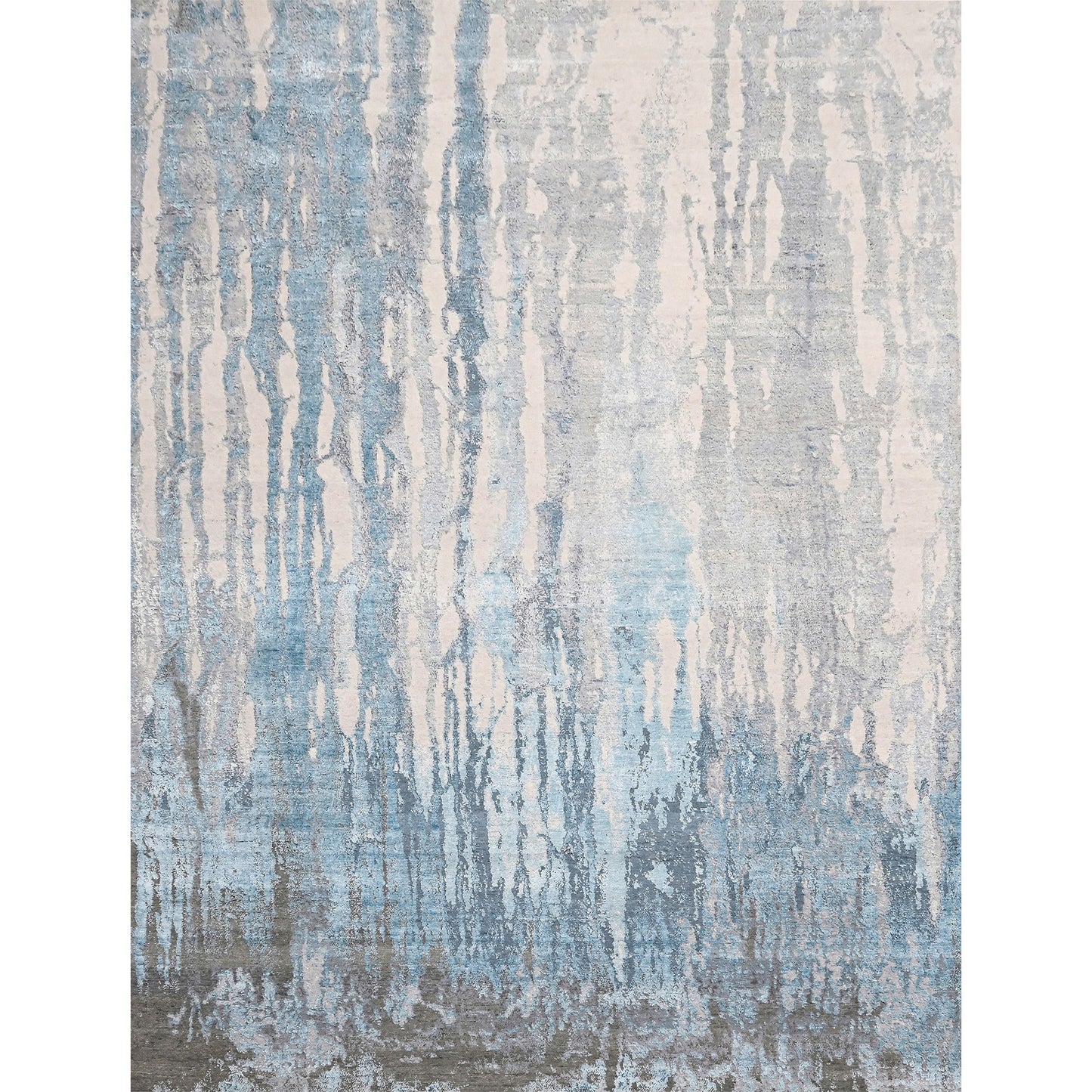 CANVAS ART W/ SILK J1058 BEIGE / GREY