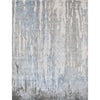 CANVAS ART W/ SILK J1058 SILVER / LIGHT BLUE