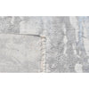 CANVAS ART W/ SILK J1058 SILVER / LIGHT BLUE