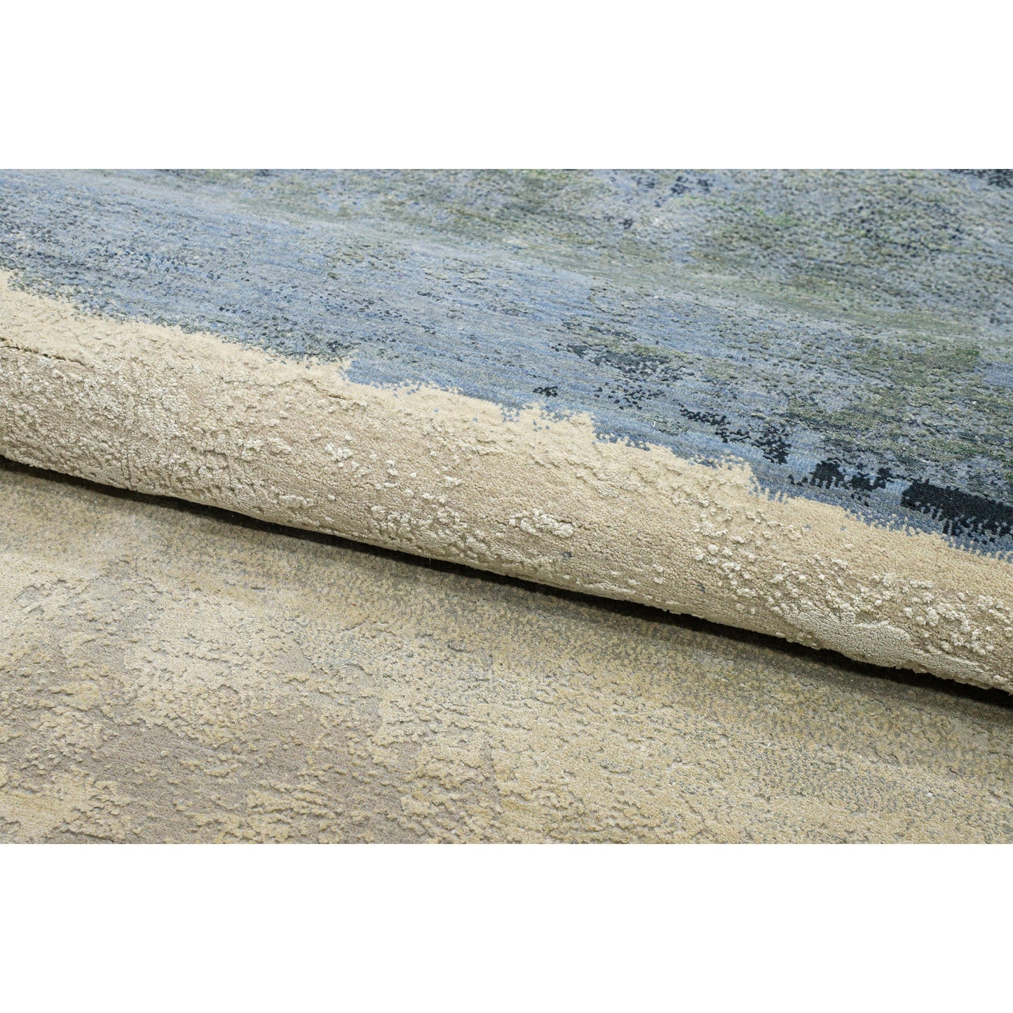 CANVAS ART W/ SILK J1060 BEIGE / GREY