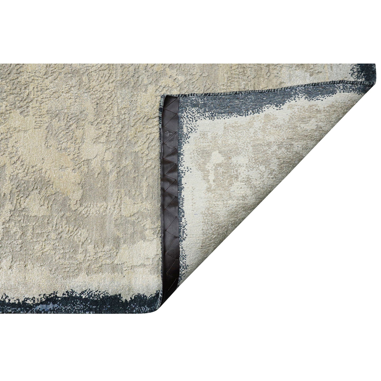 CANVAS ART W/ SILK J1060 BEIGE / GREY