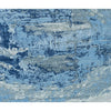 CANVAS ART W / SILK J1062 SILVER / LIGHT BLUE