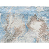 CANVAS ART W/ SILK J1063 BEIGE / BLUE