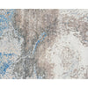 CANVAS ART W/ SILK J1063 BEIGE / BLUE